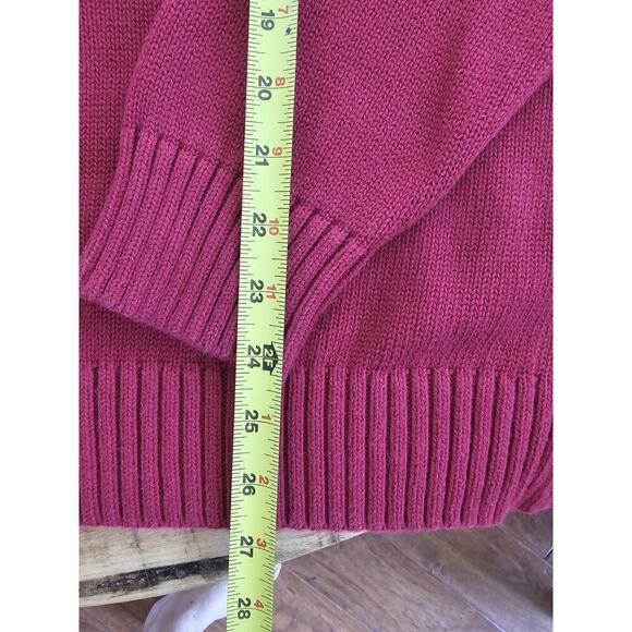 L.L Bean 100% Cotton Pullover Knit Sweater Men's Size L EUC - Picture 3 of 8